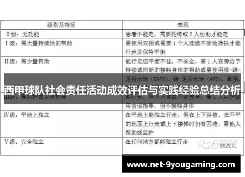 西甲球队社会责任活动成效评估与实践经验总结分析