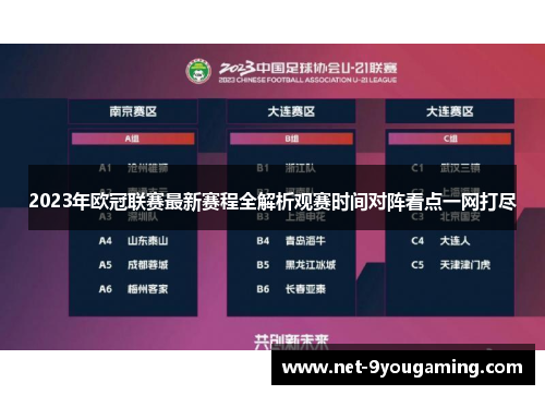 2023年欧冠联赛最新赛程全解析观赛时间对阵看点一网打尽